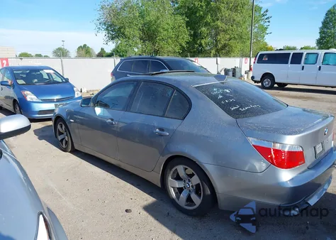 2007 BMW 525I from USA, damaged, VIN WBANE53547CW68787